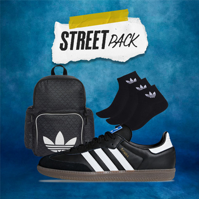 STREET PACK ADIDAS SAMBA HOMBRE COLOR NEGRO