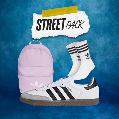 STREET PACK ADIDAS SAMBA MUJER COLOR BLANCO