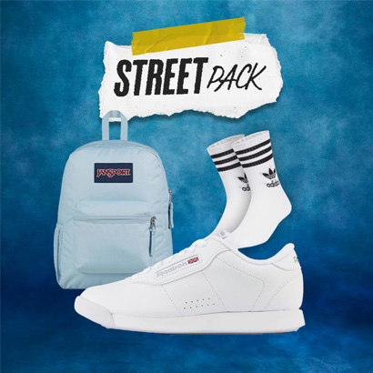 STREET PACK REEBOK PRINESS MUJER COLOR BLANCO