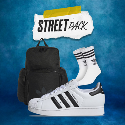 STREET PACK SUPERSTAR MUJER COLOR BLANCO