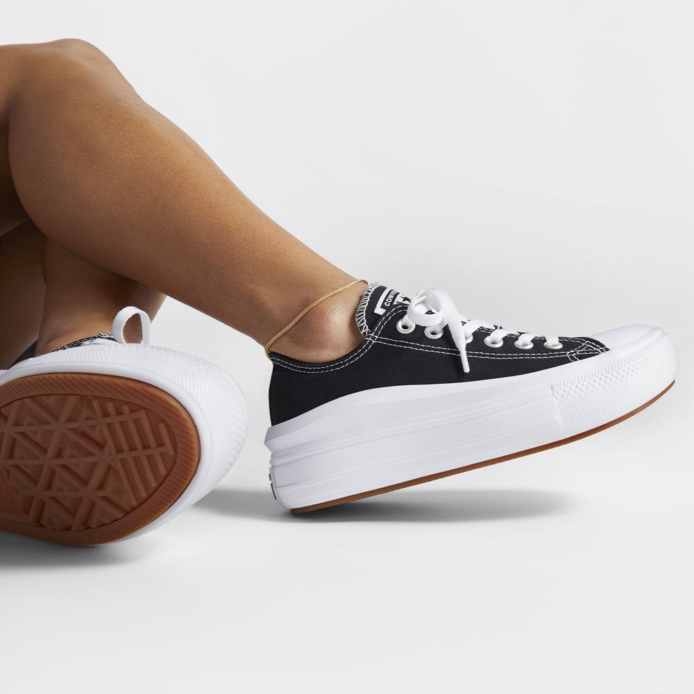 converse blancas plataformas