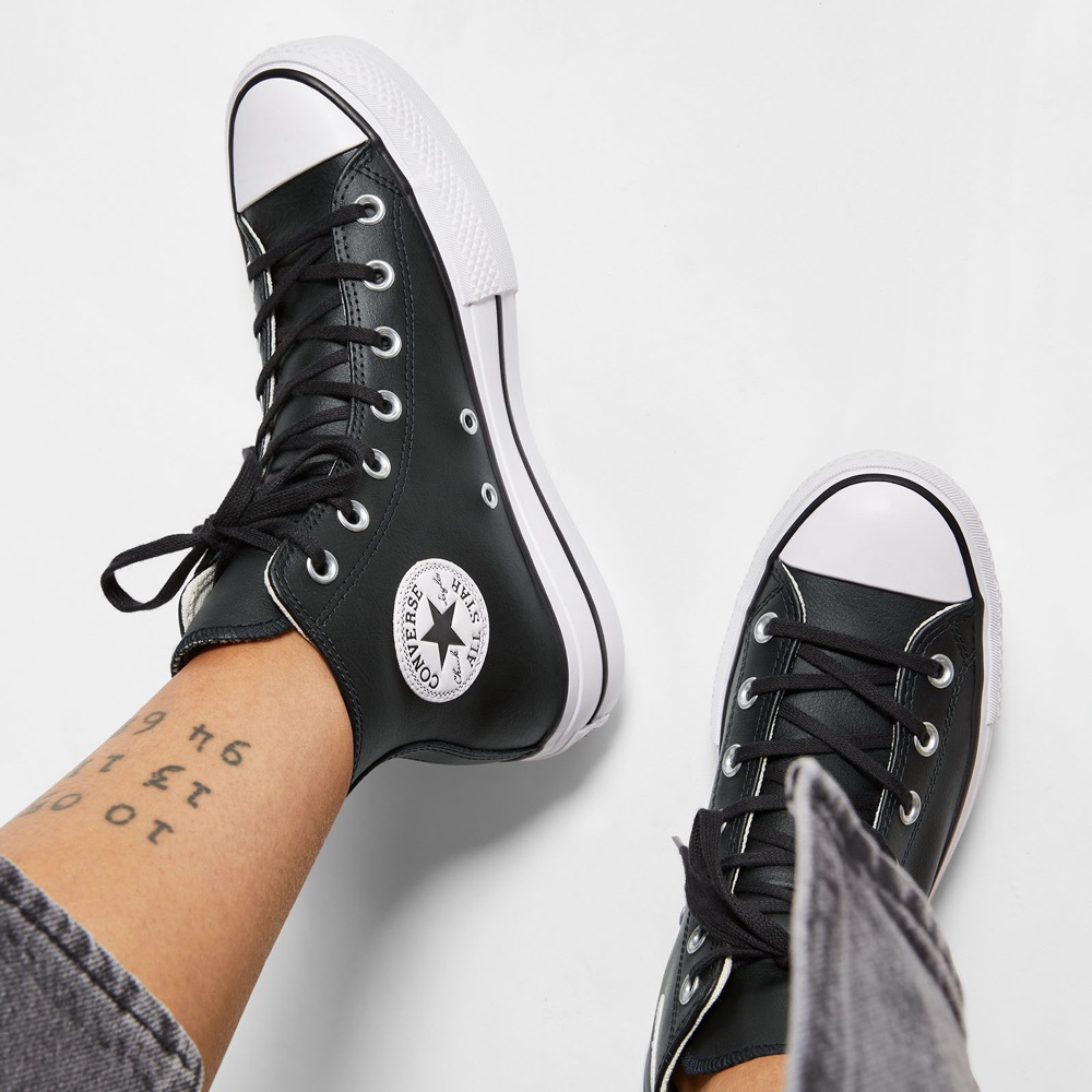 Tenis Converse Chuck Taylor All Star Lift Hi Piel Mujer