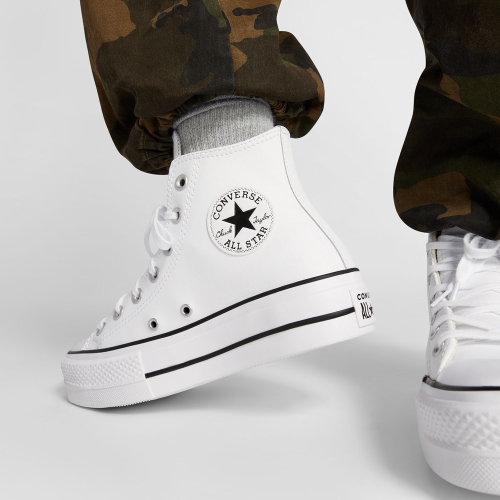 converse blancas piel