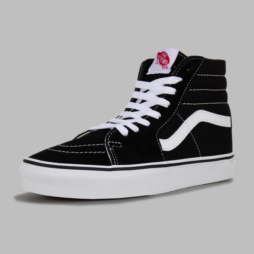 Tenis Vans Sk8-Hi Mujer Color Negro/Blanco