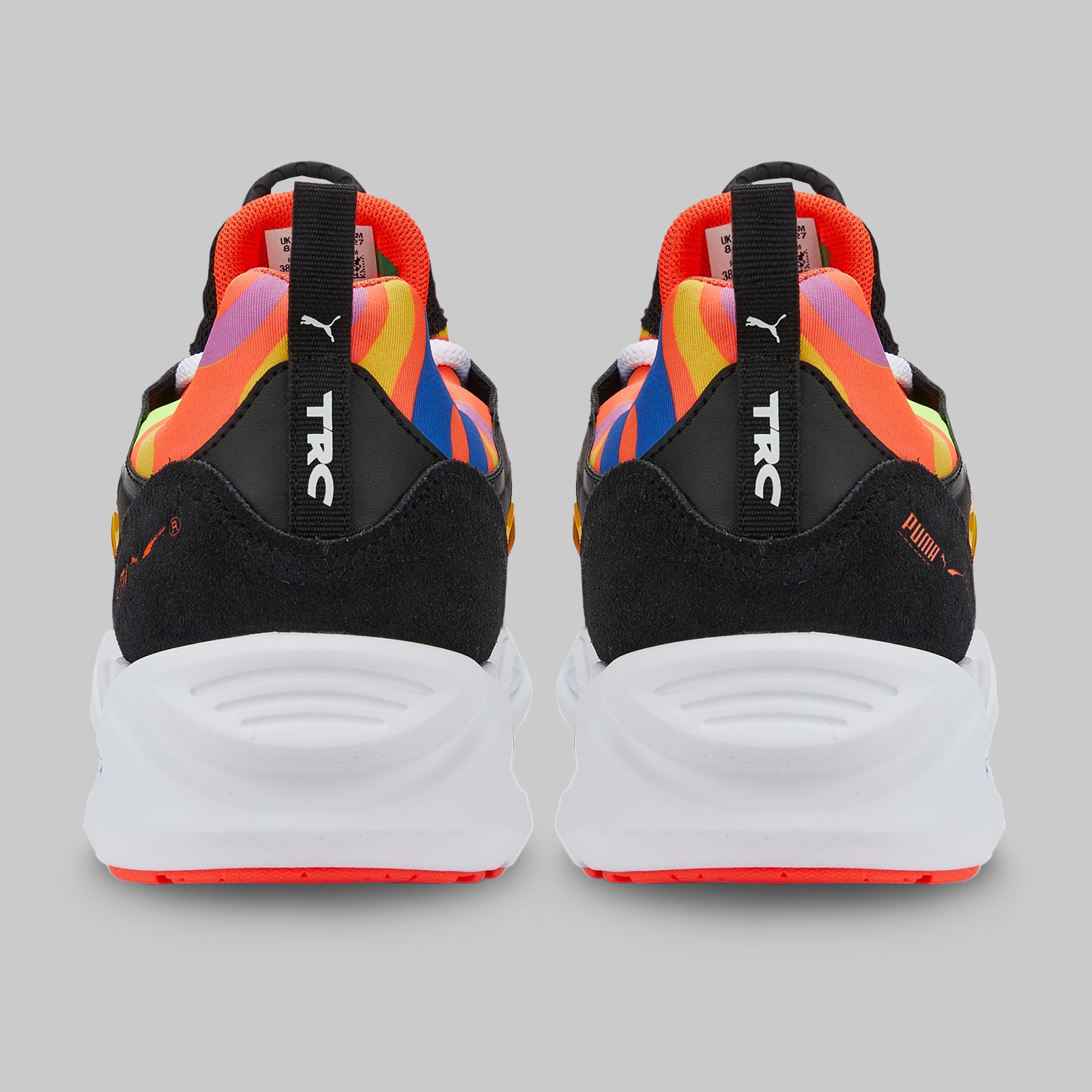 Court Review Puma TRC Blaze Pyramid Tenis Hombre En Gris/Flores