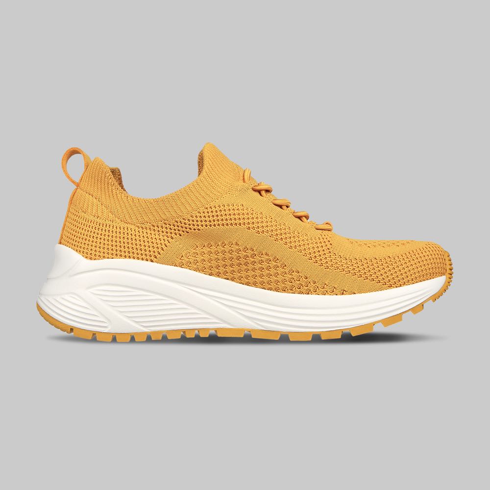 Tenis Skechers Bobs Skechers Mujer Amarillo Tenis Skechers Bobs Sparrow  Mujer Color Amarillo/Blanco