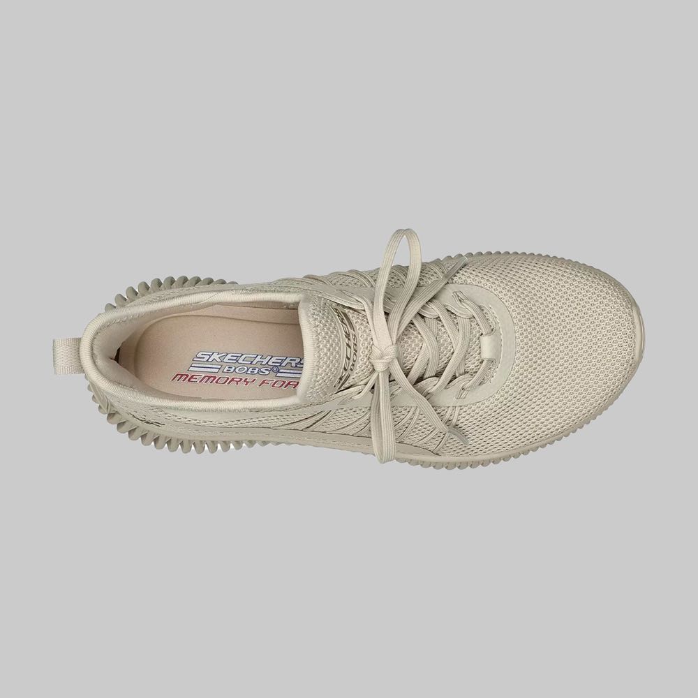 Tenis Skechers Bobs Geo Mujer Color Beige/Beige