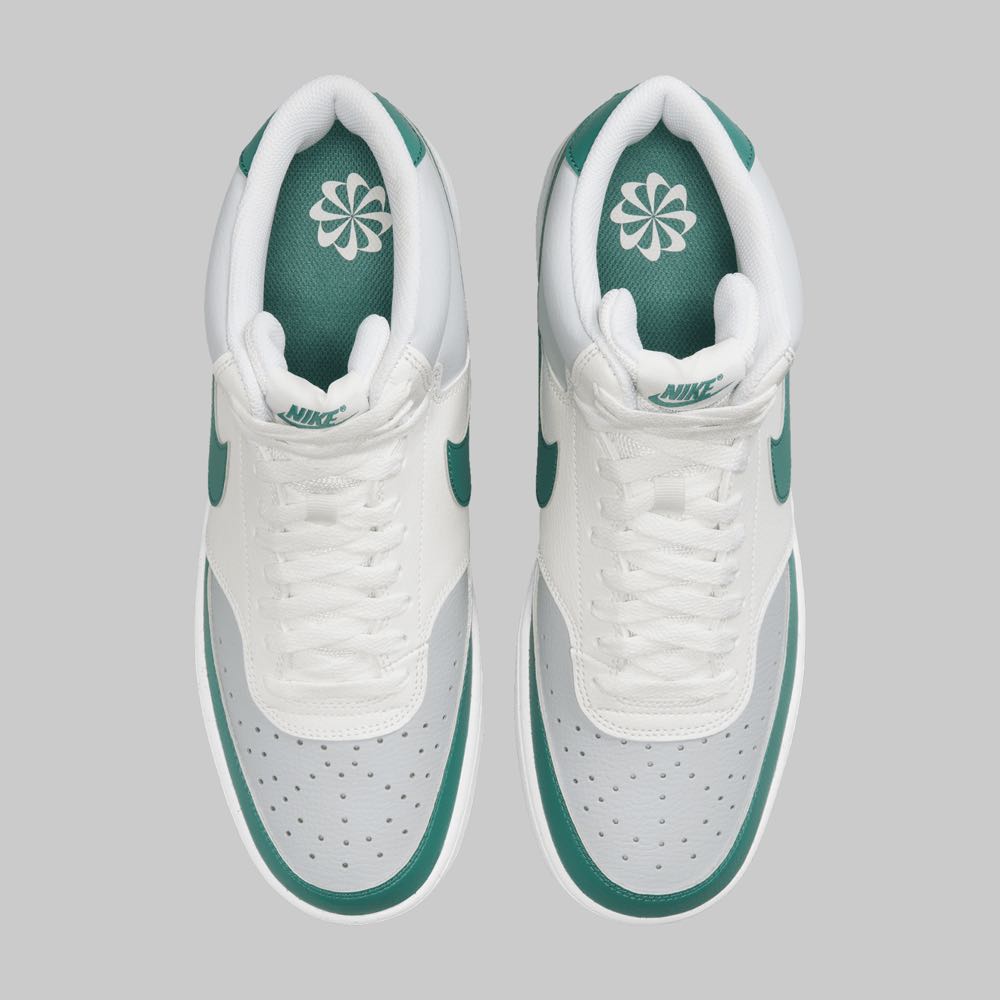 Tenis Nike Court Vision Mid Hombre Color Blanco/Gris