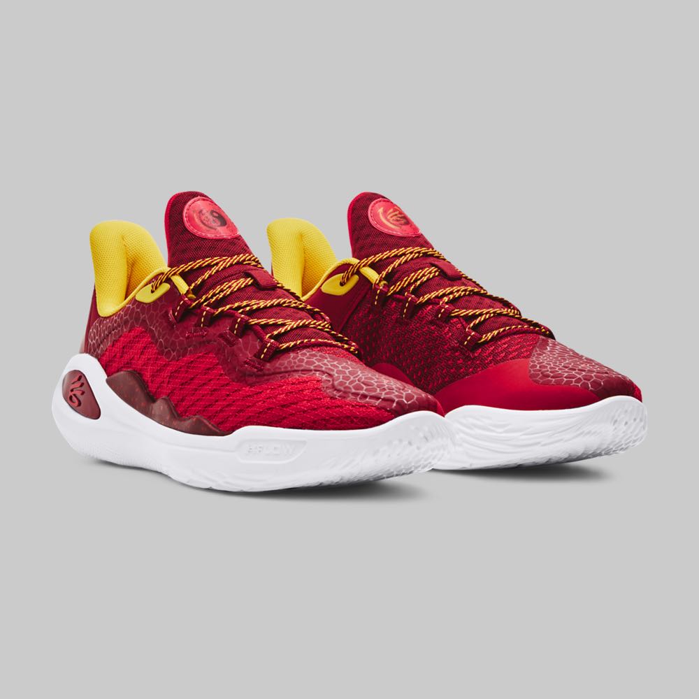 Armour Curry Zapatos Under Armour De Hombre Rojo Tenis Under