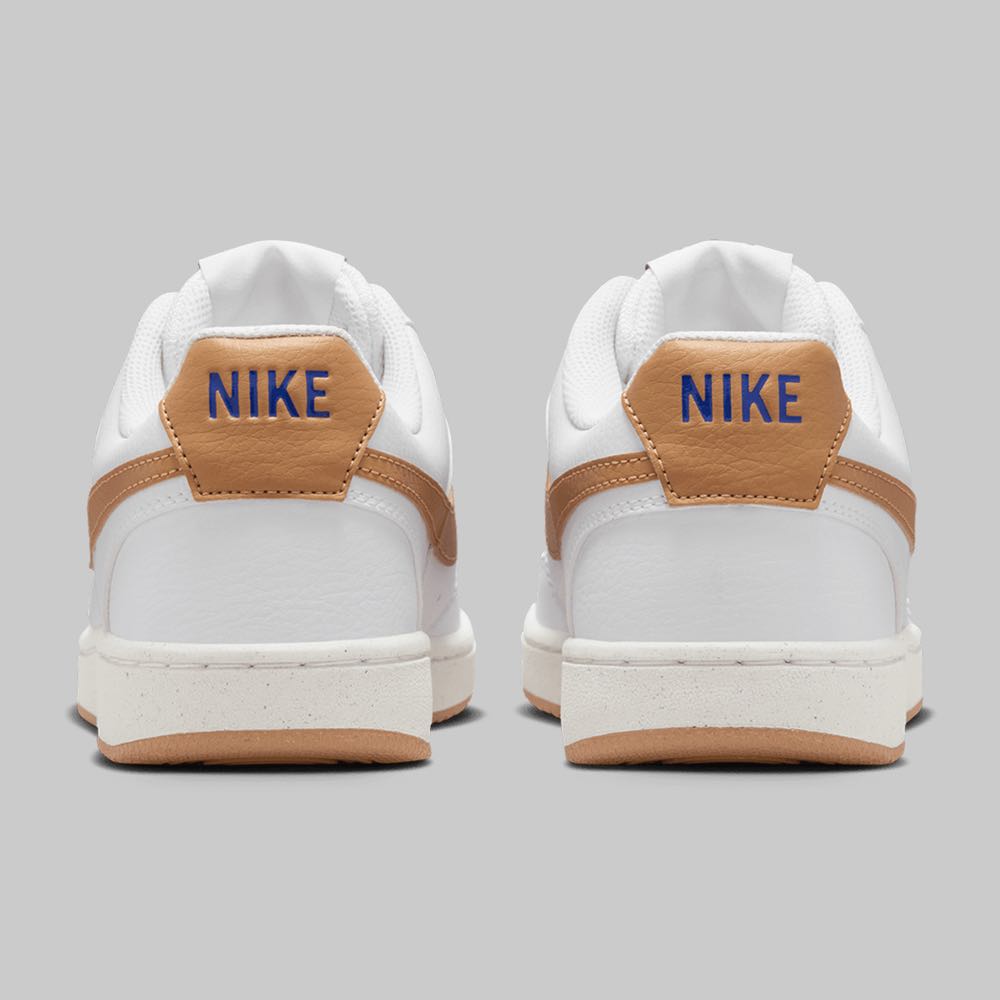 Tenis Nike Court Vision Low Next Nature Mujer Color Blanco/Dorado