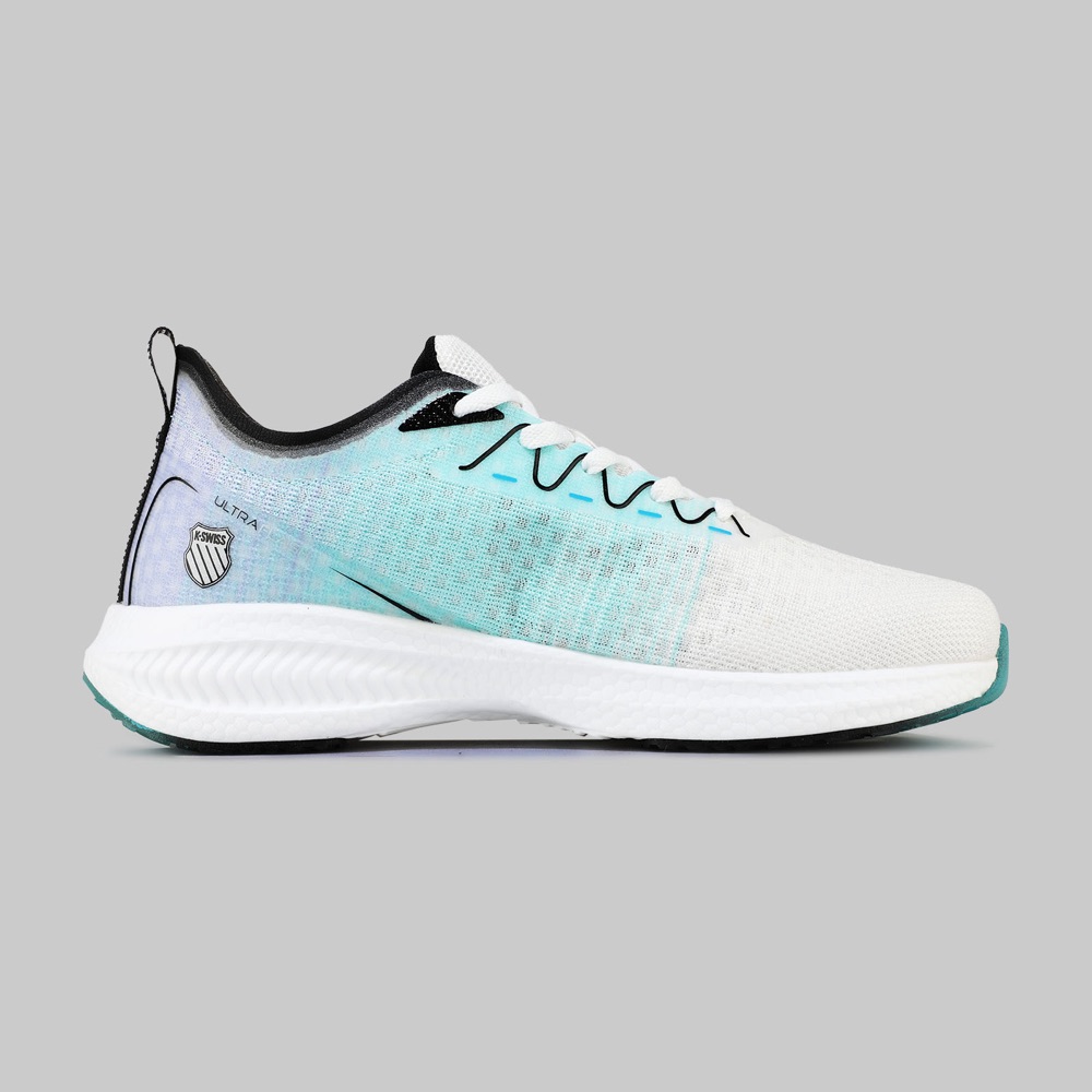 Tenis K-Swiss Hyperbounce Hombre Color Azul Claro/Negro