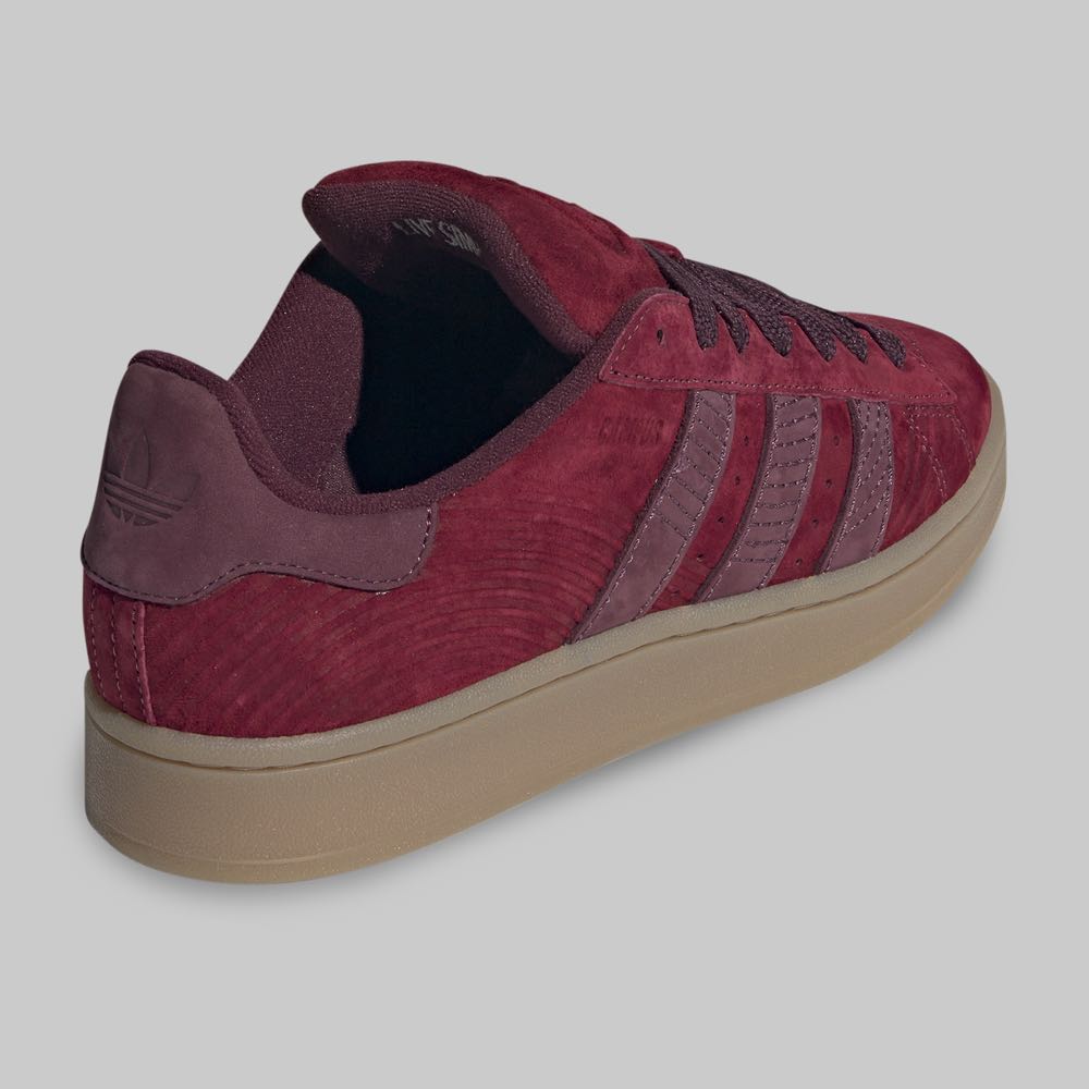 Tenis adidas Campus S00 Hombre Color Rojo/Gris