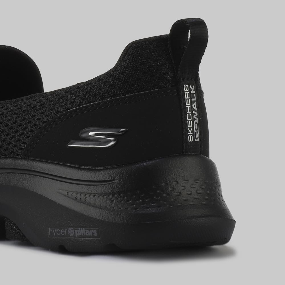 Tenis Skechers Go Walk Mujer Color Negro/Negro