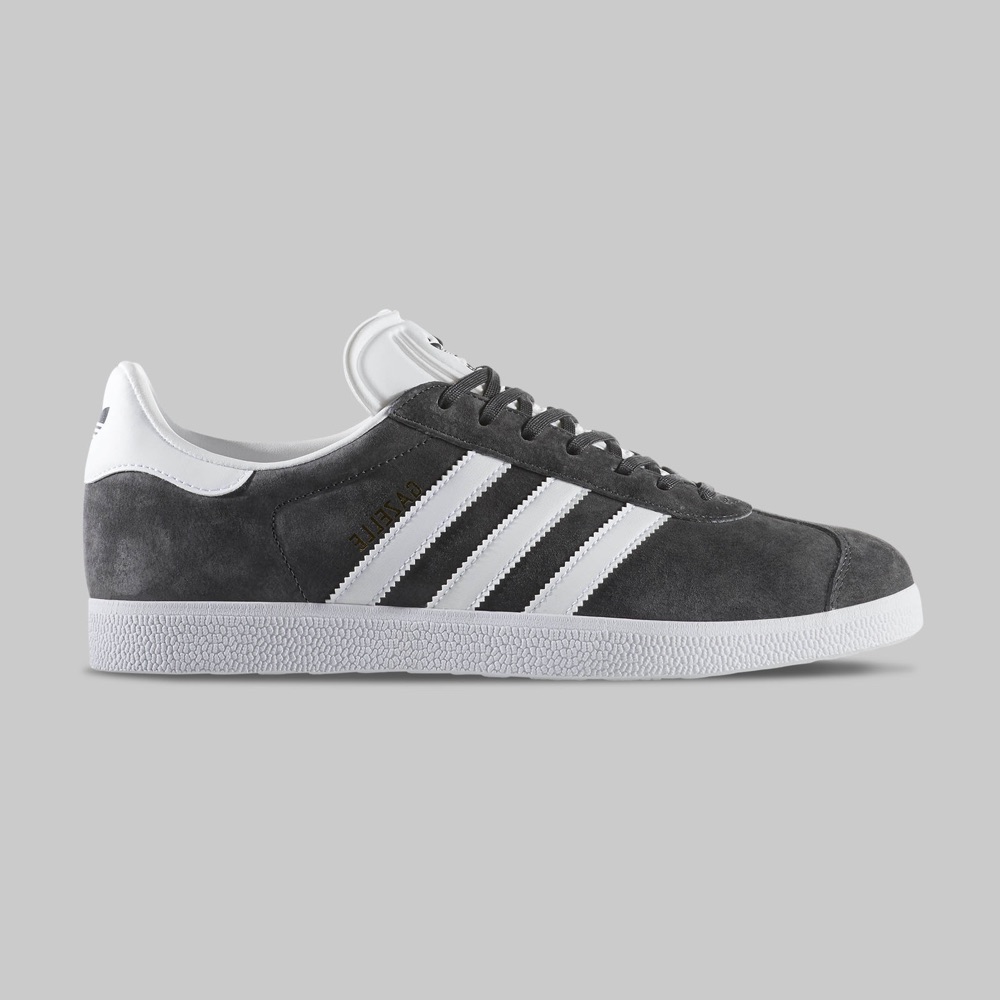 Tenis adidas Gazelle Hombre Color Gris/Blanco
