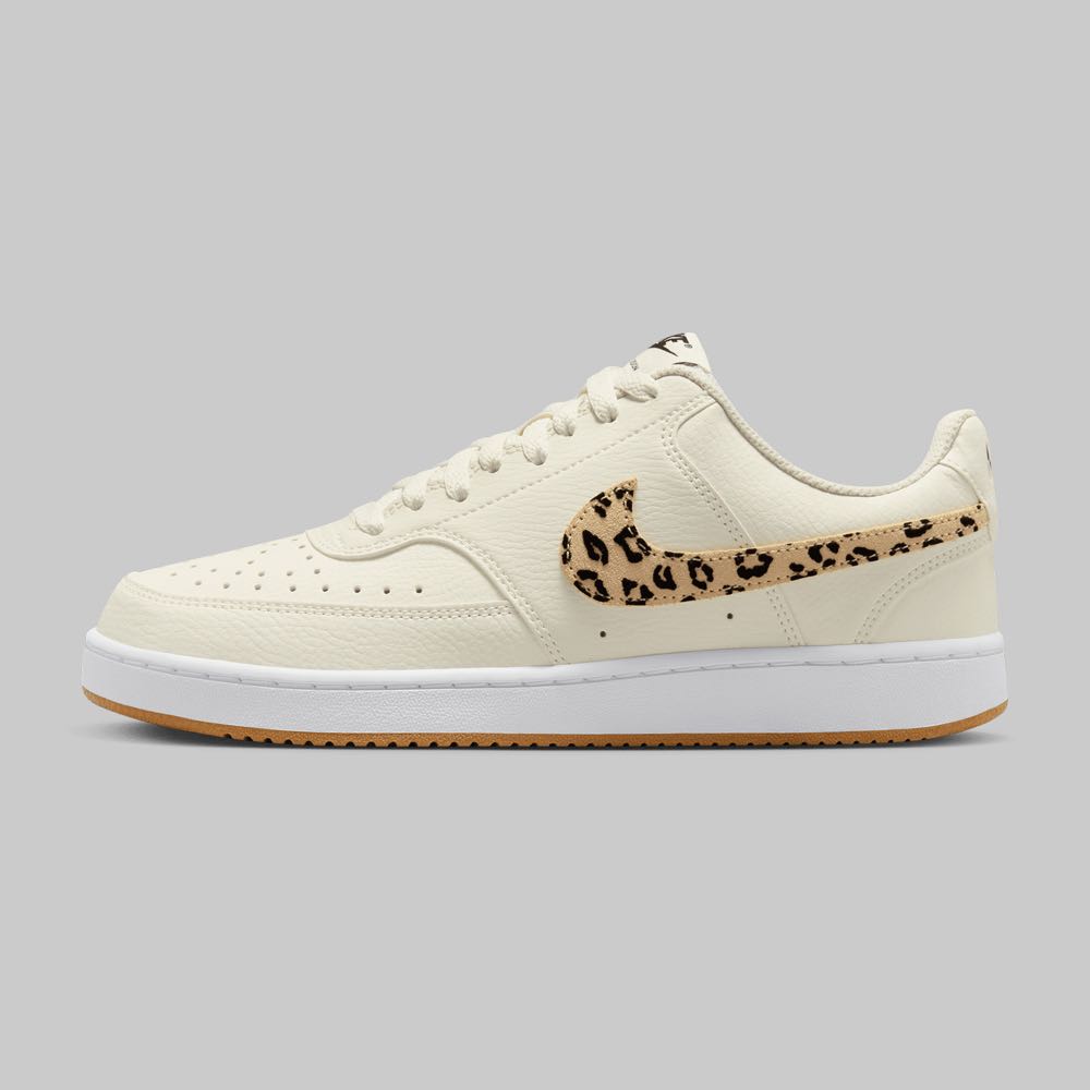 Tenis Nike Court Vision Mujer Color Beige/Cafe