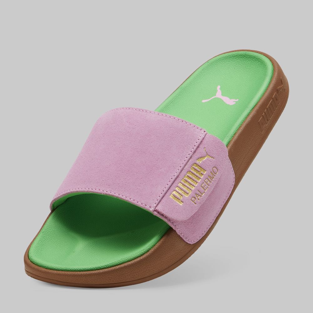 Sandalias Puma Leadcat Palermo Foil Mujer Color Rosa/Dorado