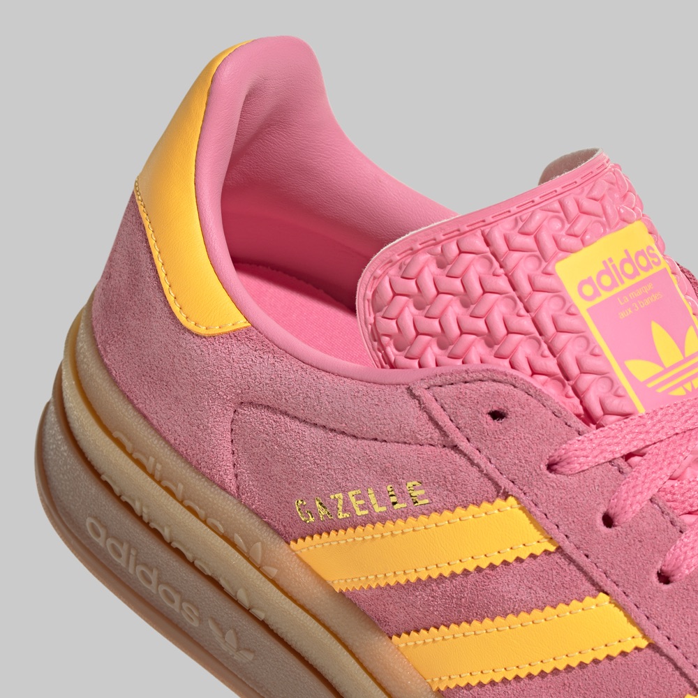 Tenis adidas Gazelle Bold Mujer Color Rosa/Naranja