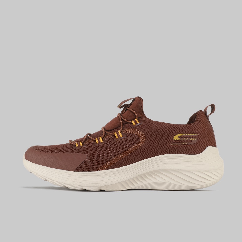 skechers bobs squad hombre marron