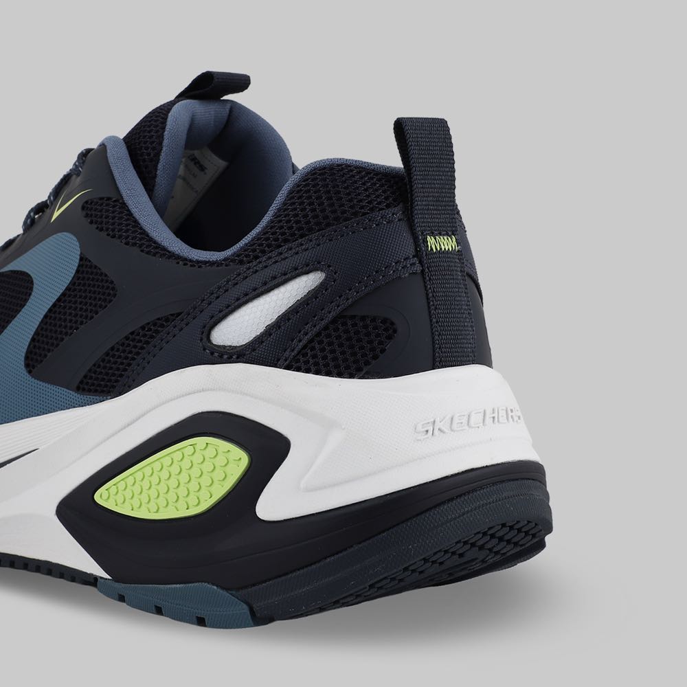 フューチャー　27 Tenis Skechers Future Sport Hombre Color Azul Marino/Amarillo