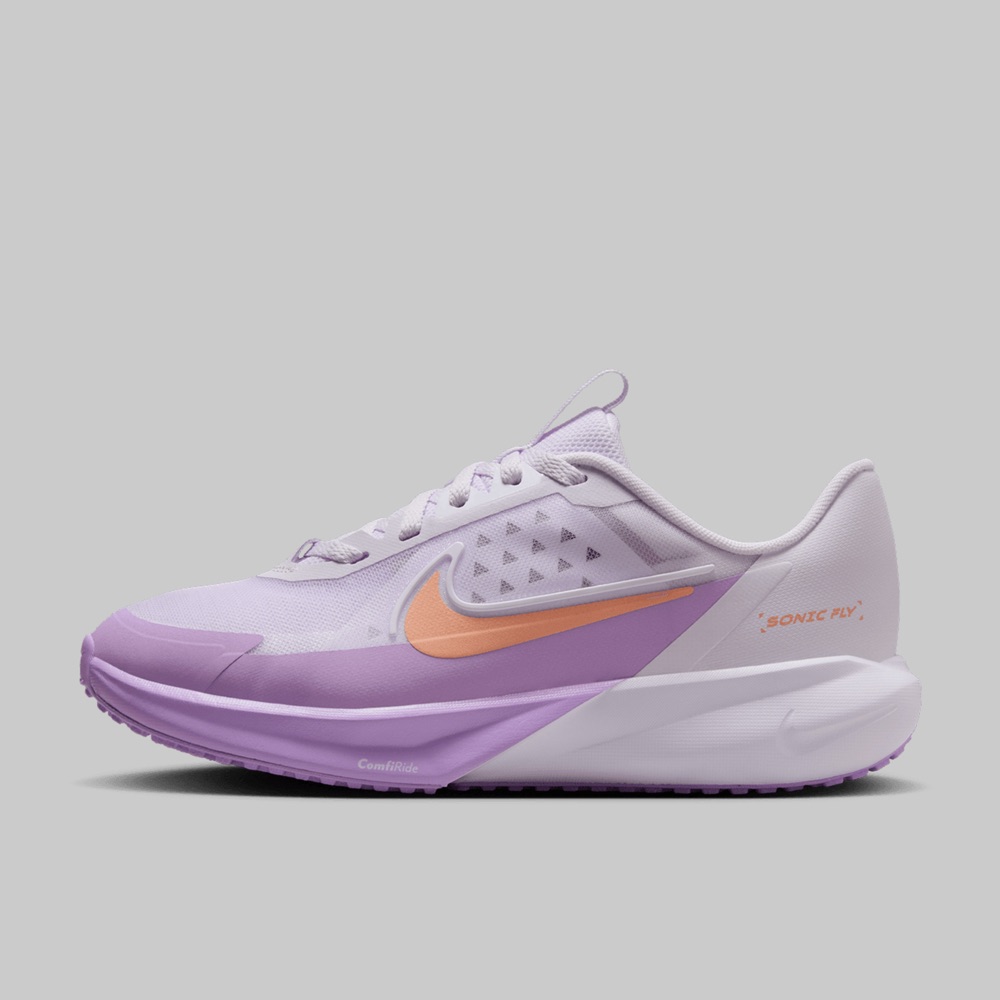Tenis Nike Sonic Fly Joven Color Morado/Coral