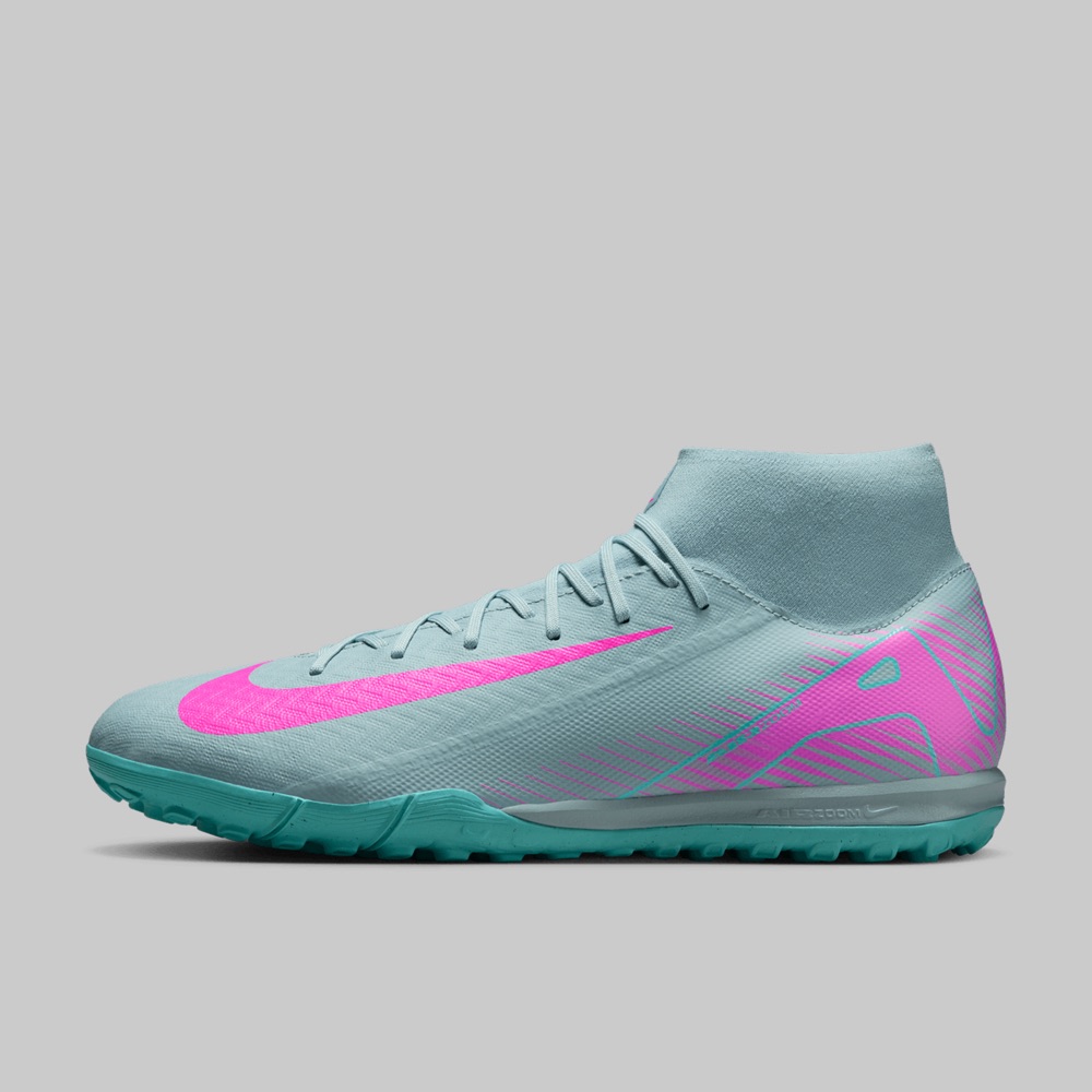 Taquetes Nike Mercurial Superfly 10 Academy TF Hombre Color Gris/Rosa