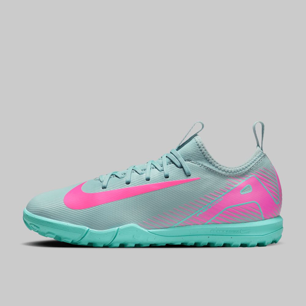 Taquetes Nike Mercurial Vapor 16 Academy TF Joven Color Gris/Rosa