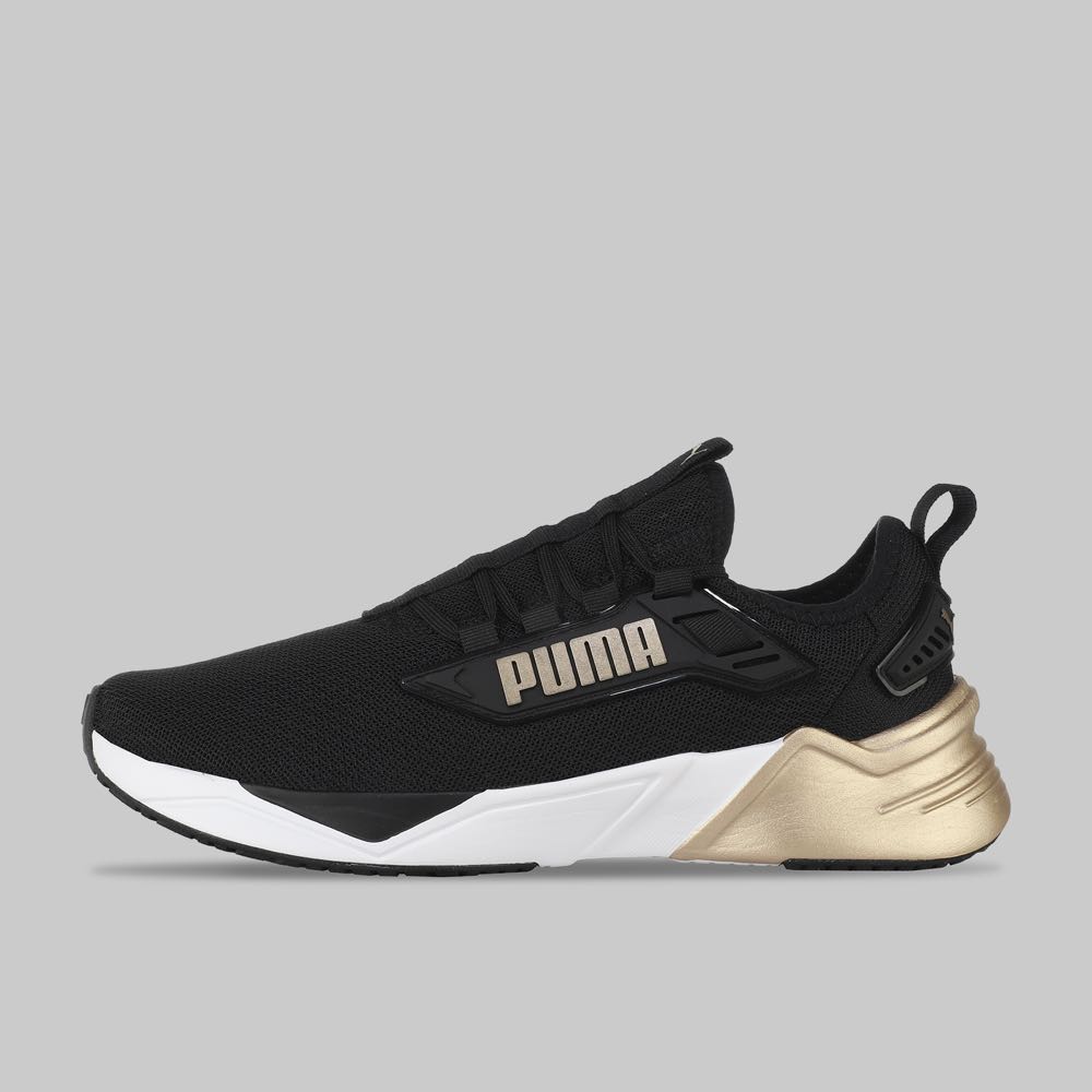 Tenis Puma Retaliate Mujer Color Negro/Dorado