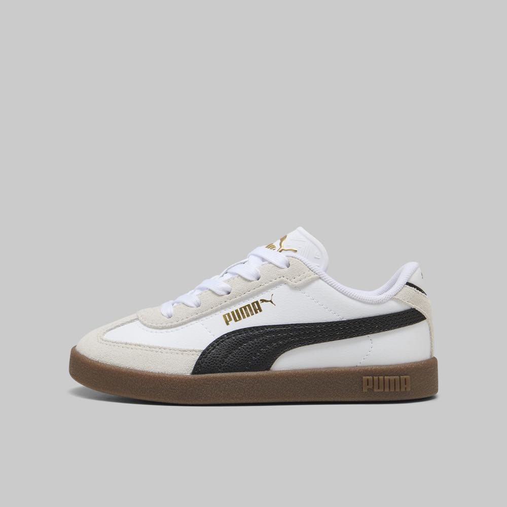 Tenis Puma Club Hombre Negros/blancos/dorados/blancos Con