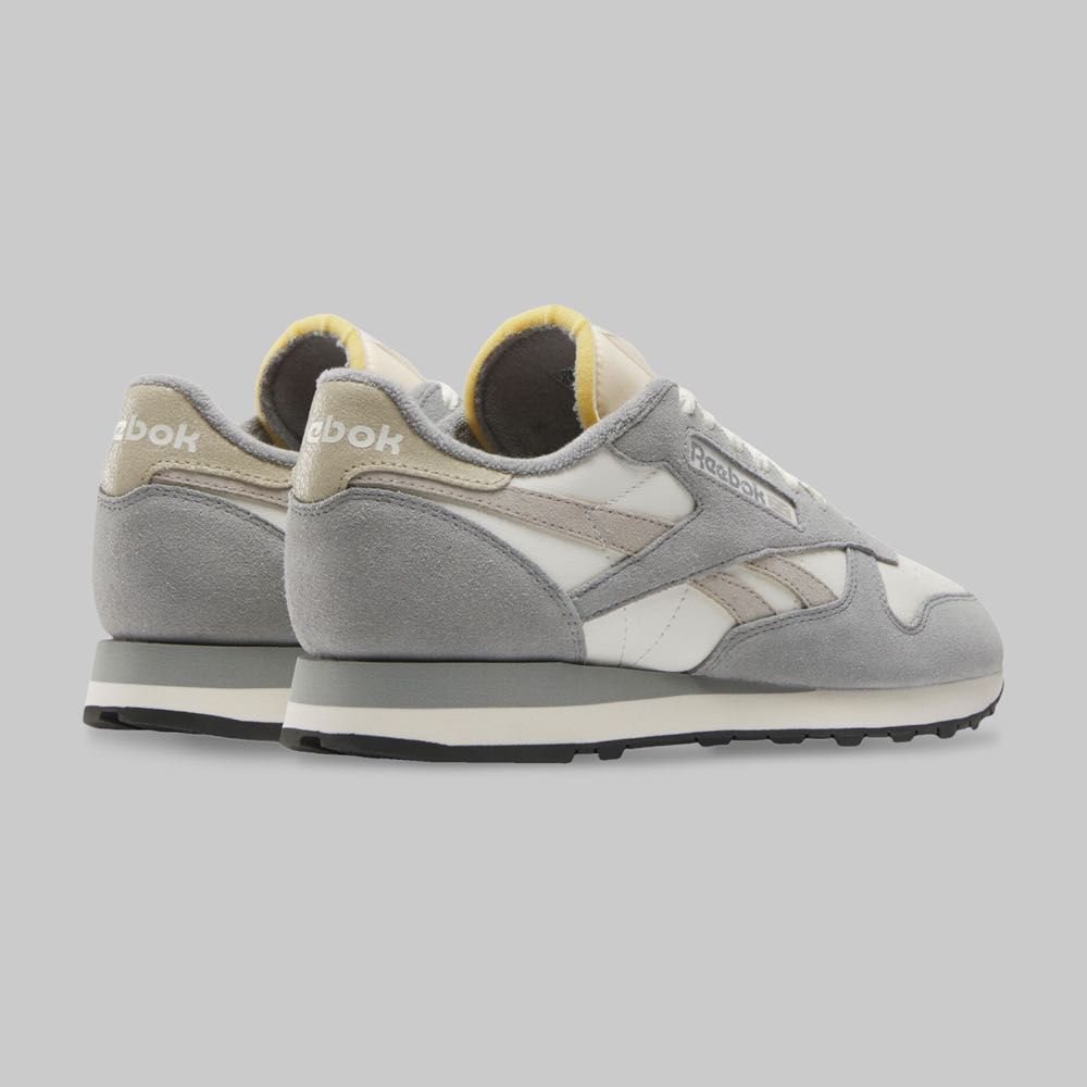 Tenis Reebok Classic Leather Hombre Color Gris/Gris