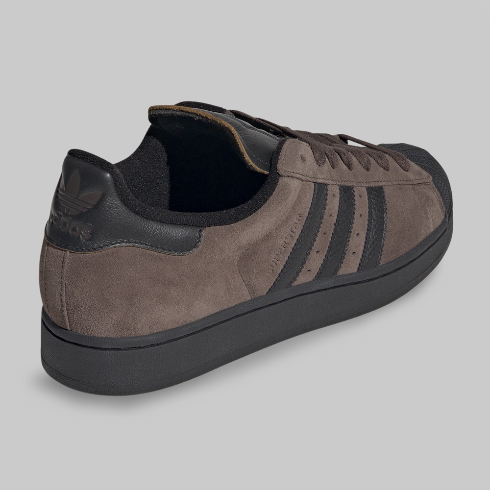 Tenis adidas Superstar II Hombre Color Cafe/Negro