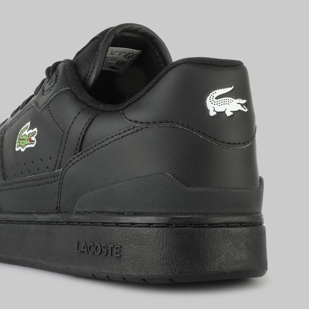Tenis Lacoste T-Clip Hombre Color Negro/Negro