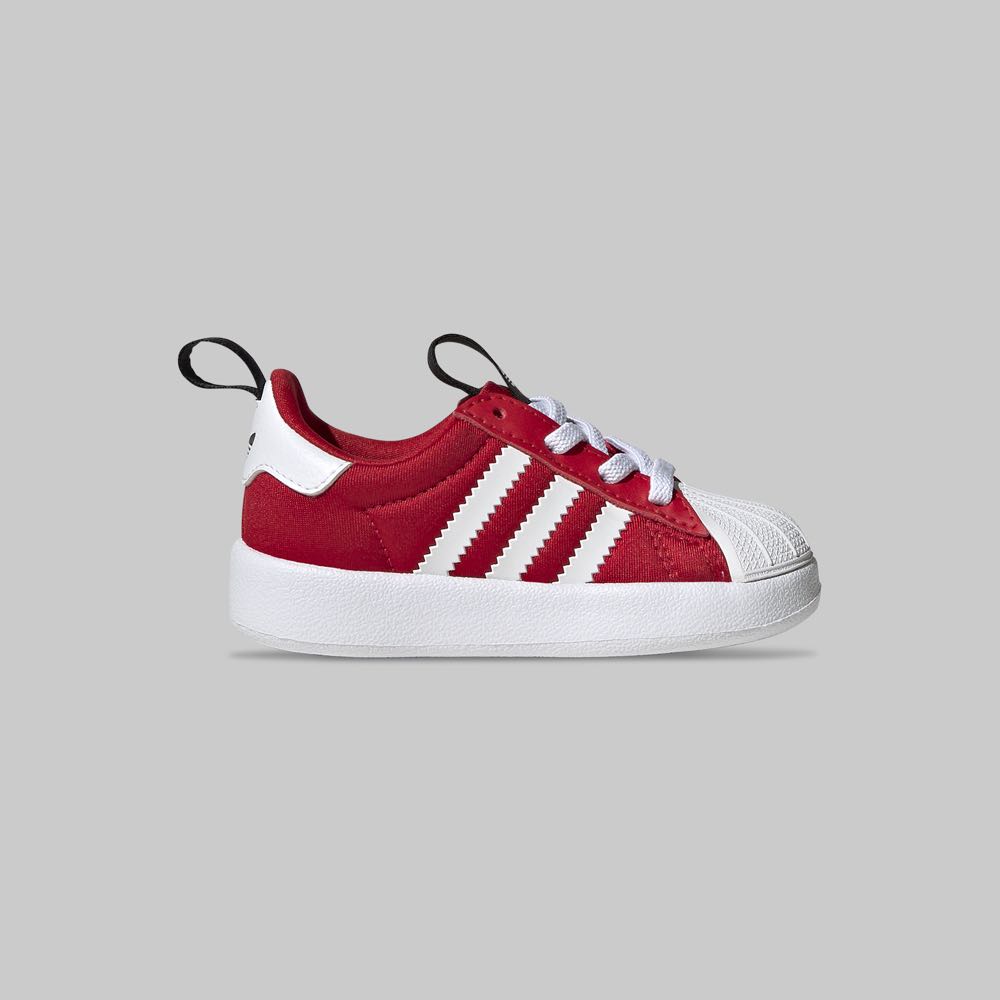 Tenis adidas Superstar 360 x Disney Pixar Bebe Color Rojo/Blanco