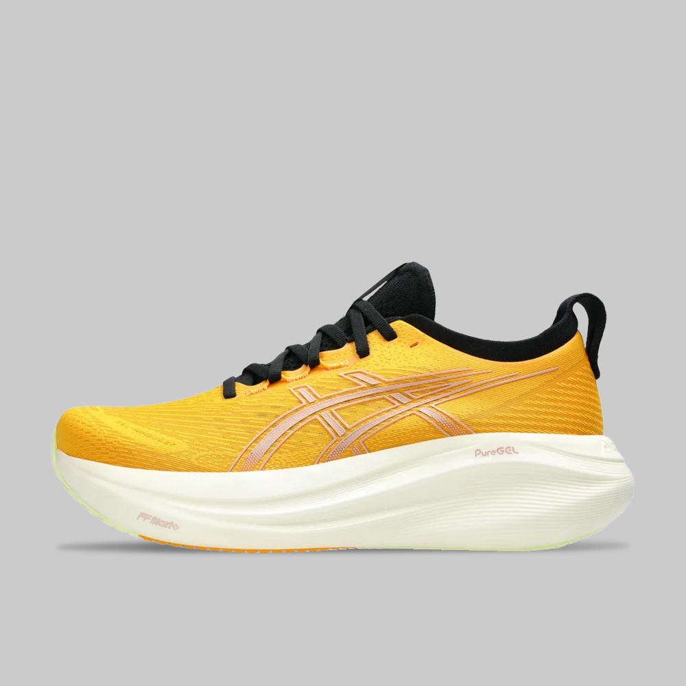 Tenis Asics Gel-Nimbus 27 Hombre Color Amarillo/Negro