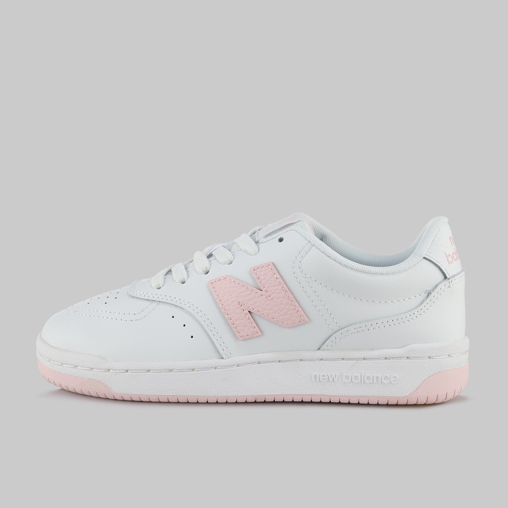 Tenis New Balance 80 Mujer Color Blanco/Rosa
