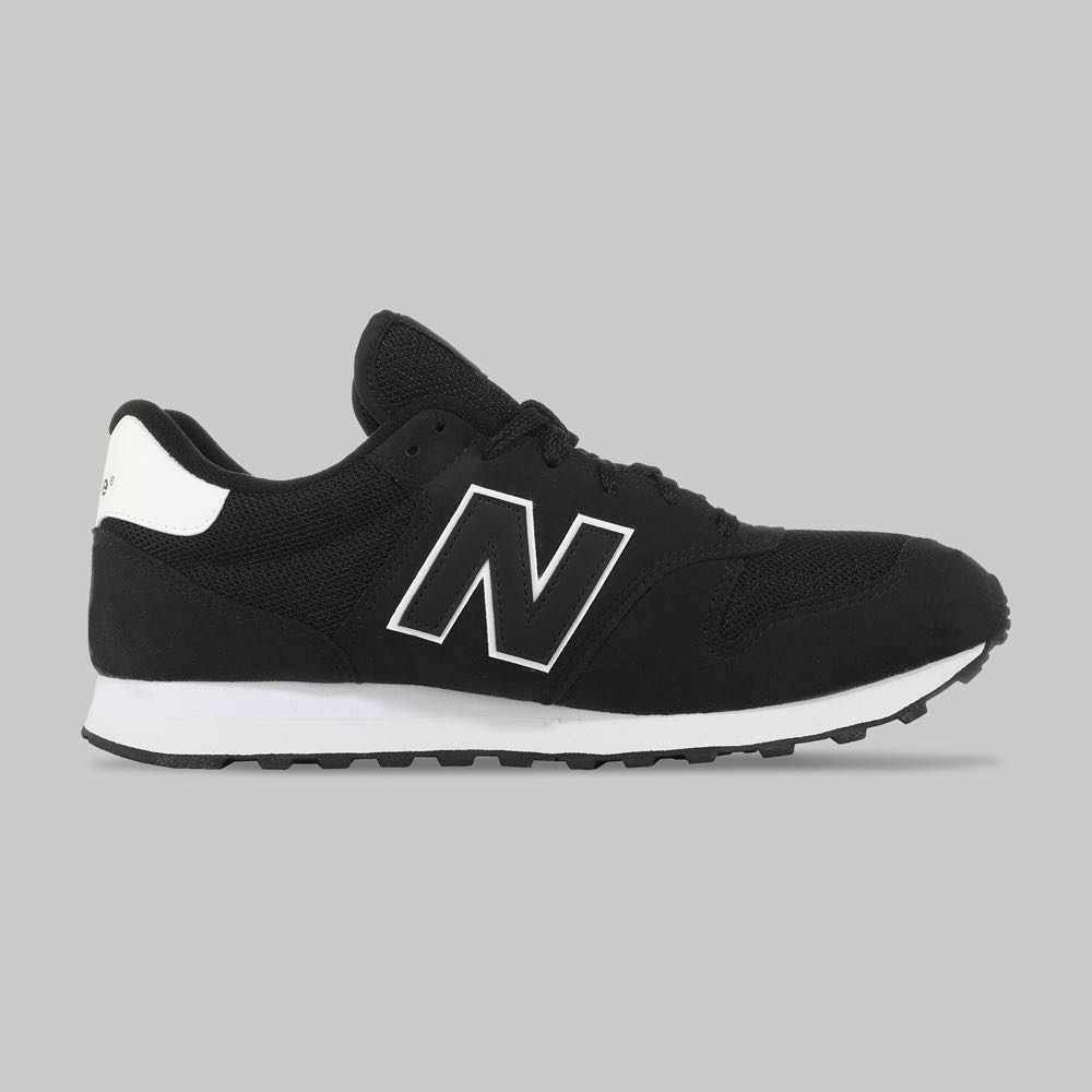 Tenis New Balance 500 Hombre Color Negro/Tinto