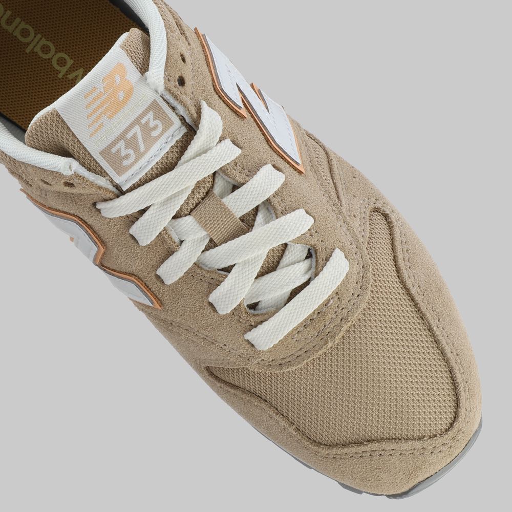 Brown New Balance 373 Beige Hombre Color Mostaza New Balance 373