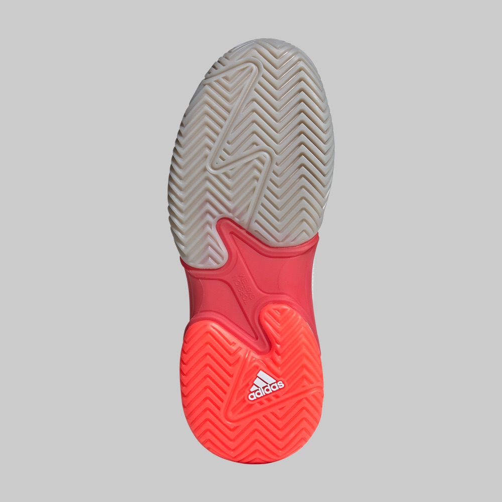 Tenis adidas Barricade 13 Mujer Color Blanco/Rojo