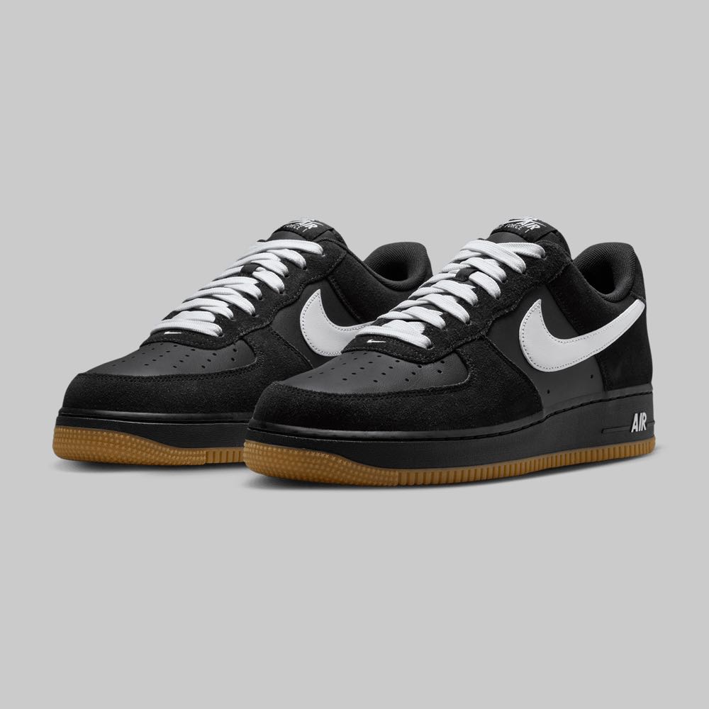 Tenis Nike Air Force 07 Hombre Color Negro/Blanco