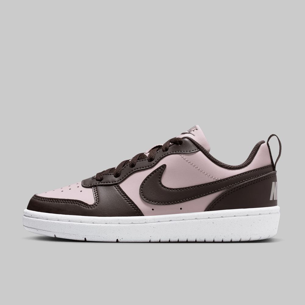 Tenis Nike Court Borough Low Recraft Joven Color Rosa/Cafe