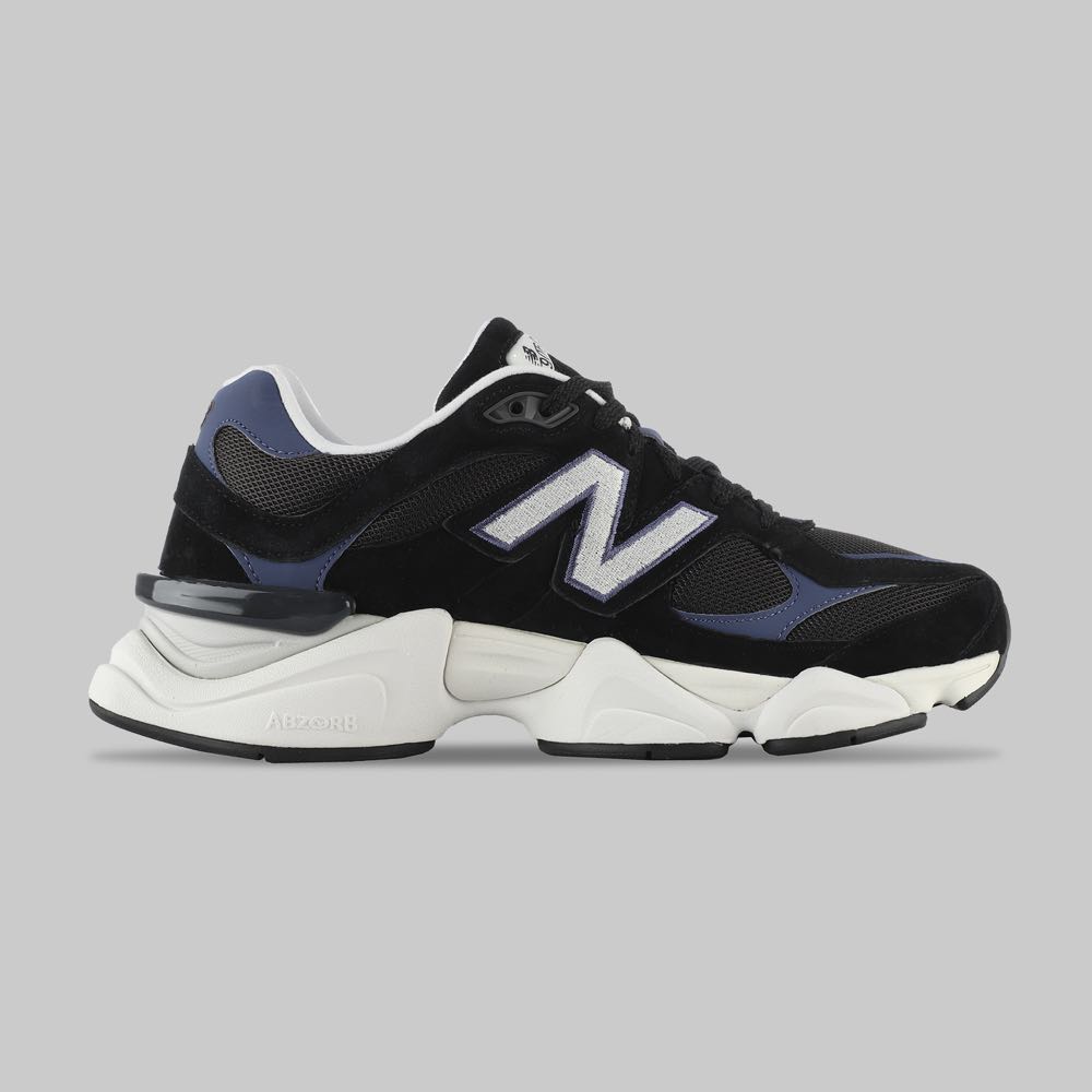 Tenis New Balance 9060 Mujer Color Negro/Azul Marino