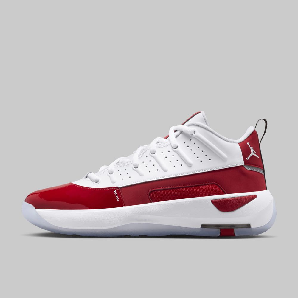 rojo tenis jordan hombre