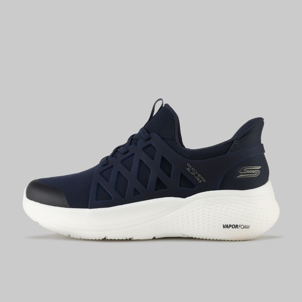 Bob ② ① ③ Tenis Skechers Bobs Infinity Hombre Color Azul Marino/Blanco