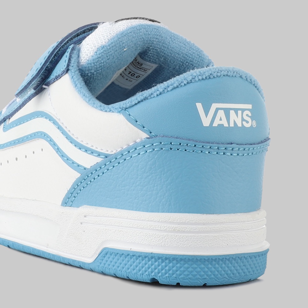 Tenis Vans Hylane Bebe Color Azul Claro/Blanco