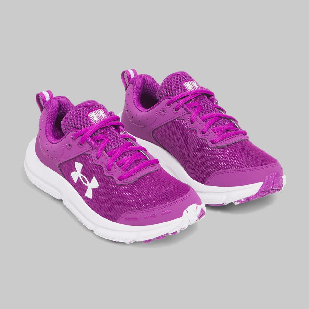 Tenis Under Armour Charged Assert 10 Mujer Color Morado/Blanco