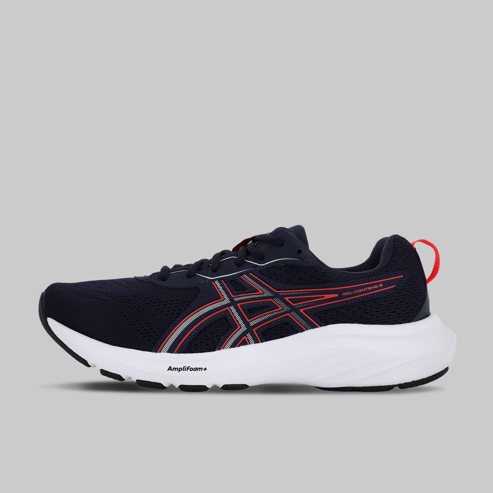 Tenis Asics Gel-Contend Hombre Color Negro/Rojo