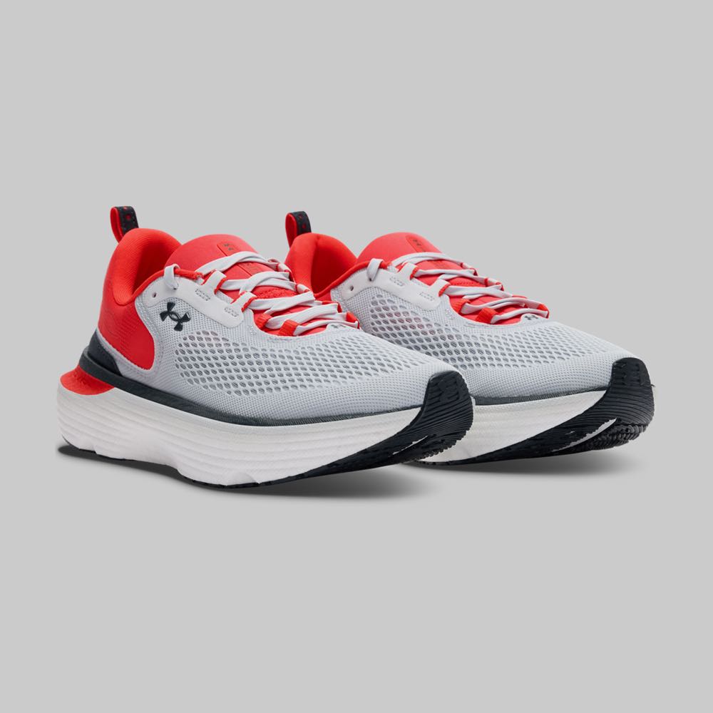 Tenis Under Armour Infinite Elite Hombre Color Gris/Rojo
