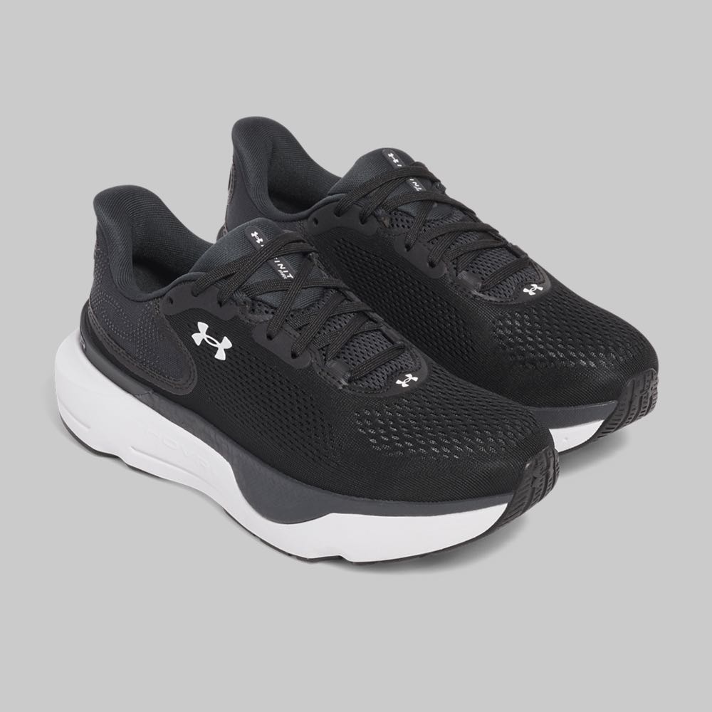 Tenis Under Armour Infinite Pro Mujer Color Negro/Blanco