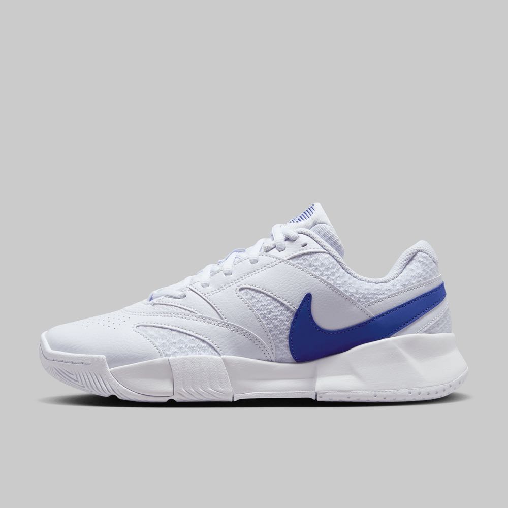 Tenis Nike Court Lite Mujer Color Blanco/Azul Marino