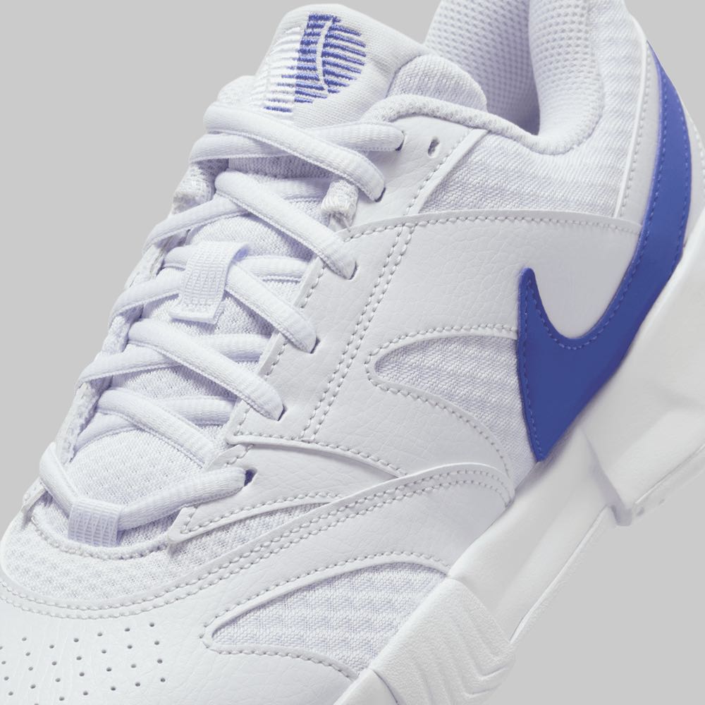 Tenis Nike Court Lite Mujer Color Blanco/Azul Marino