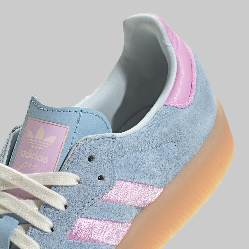 adidas gazelle silver green womens Adidas Samba Pink Cow: Customize Your Shoes main image 1